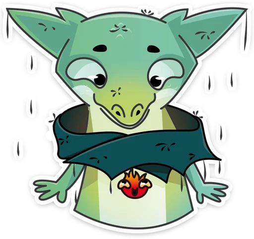 ☔️ Стикер «Дракон УрФУ» для Telegram