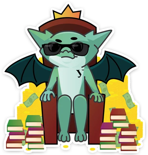 😎 Стикер «Дракон УрФУ» для Telegram