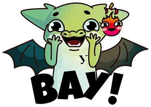 🤩 Стикер «Дракон УрФУ» для Telegram
