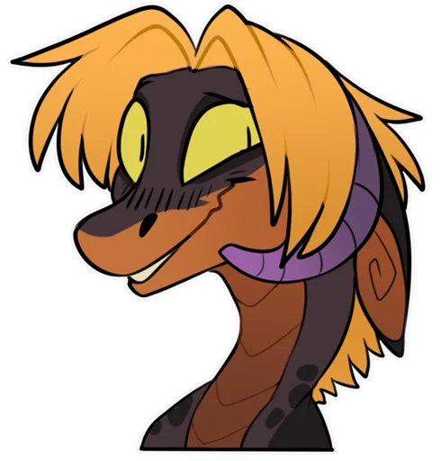 ☺️ Стикер «Zazush the dragon» для Telegram