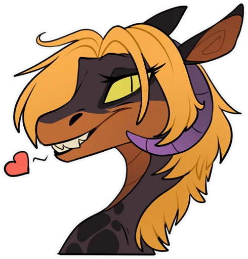 😍 Стикер «Zazush the dragon» для Telegram