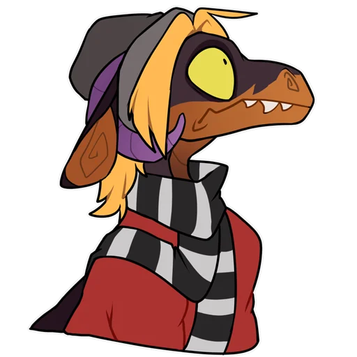 😦 Стикер «Zazush the dragon» для Telegram