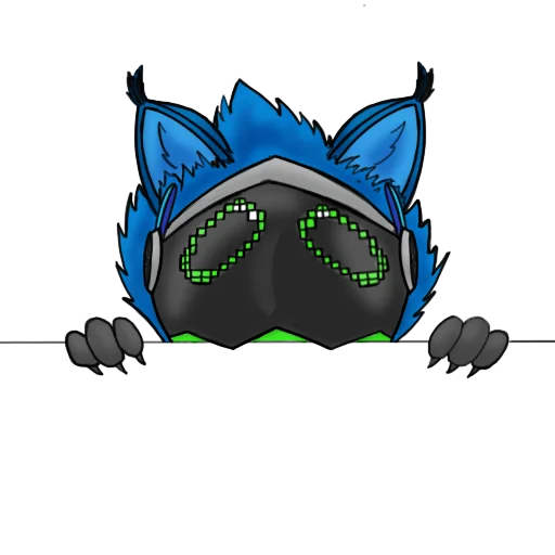 😤 Стикер «Drakal Protogen» для Telegram