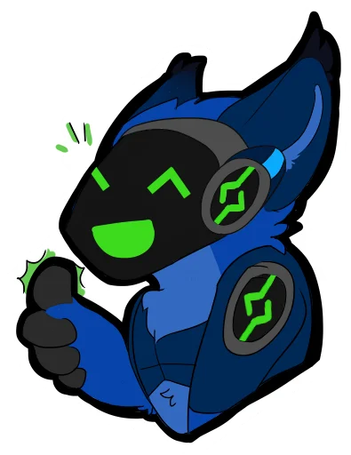 👍 Стикер «Drakal Protogen» для Telegram