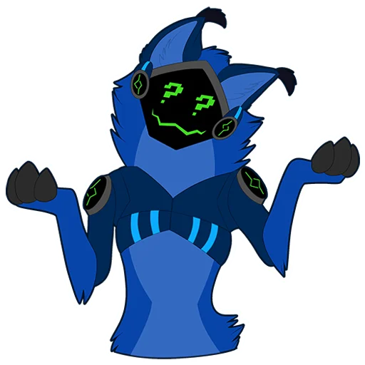 🤷‍♂️ Стикер «Drakal Protogen» для Telegram