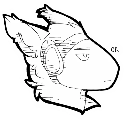 🆗 Стикер «Drakal Protogen» для Telegram