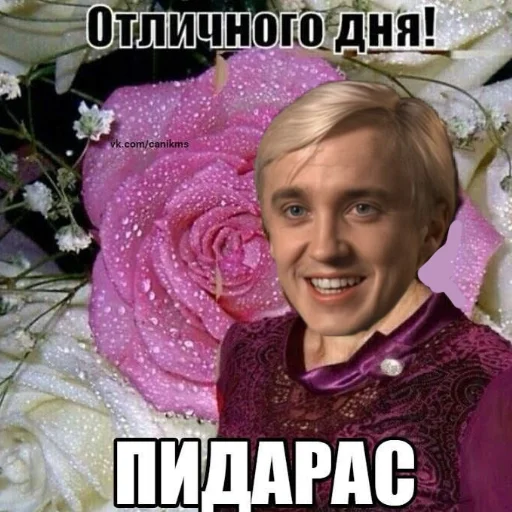 😊 Стикер «Draco Malfoy» для Telegram
