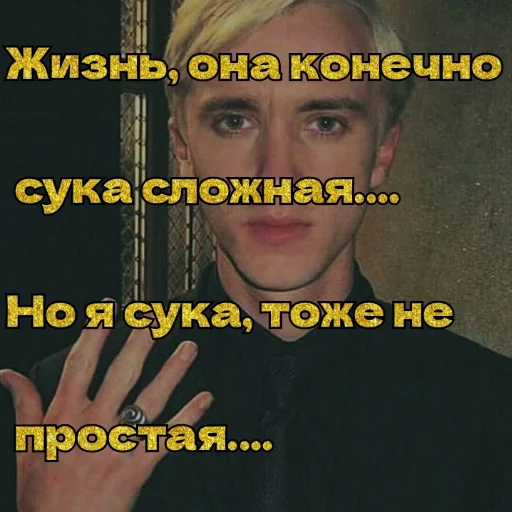🖐 Стикер «Draco Malfoy» для Telegram