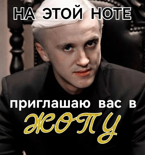 🎵 Стикер «Draco Malfoy» для Telegram