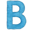 🤩 Эмодзи «Акварельные буквы, цветы» для Telegram