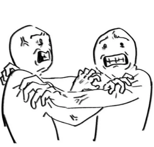 🤖 Стикер «STICK FIGURE GORE» для Telegram