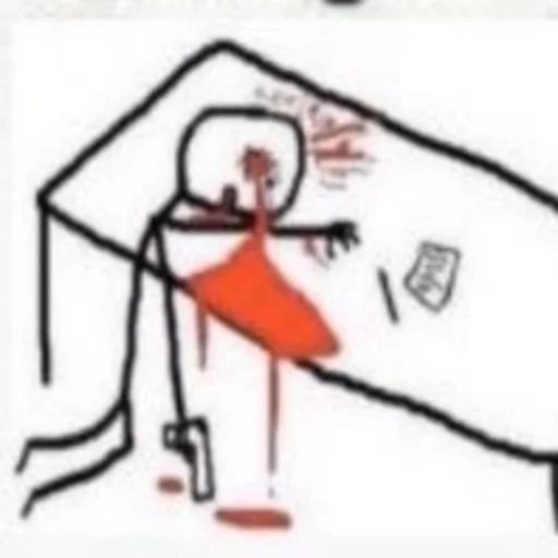 😤 Стикер «STICK FIGURE GORE» для Telegram