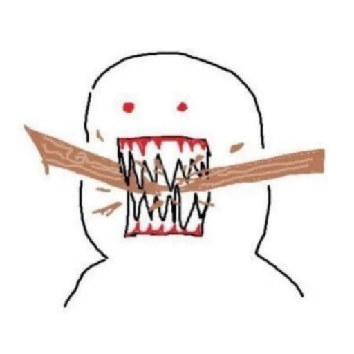 😡 Стикер «STICK FIGURE GORE» для Telegram