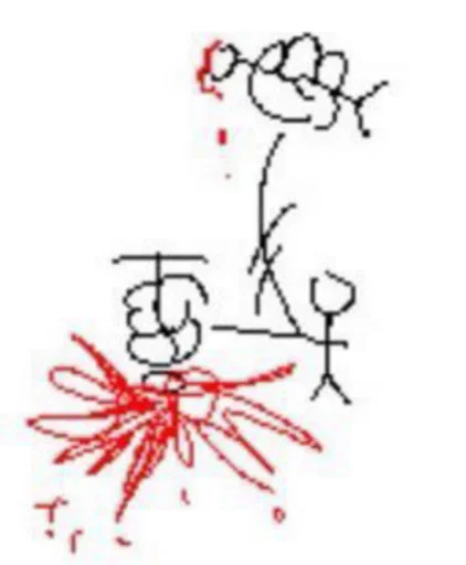 😡 Стикер «STICK FIGURE GORE» для Telegram