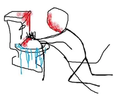 😤 Стикер «STICK FIGURE GORE» для Telegram
