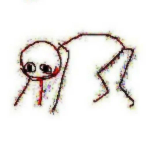 🥴 Стикер «STICK FIGURE GORE» для Telegram