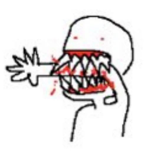 😡 Стикер «STICK FIGURE GORE» для Telegram