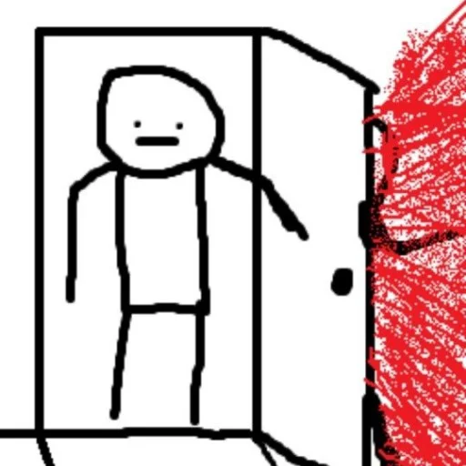 😐 Стикер «STICK FIGURE GORE» для Telegram