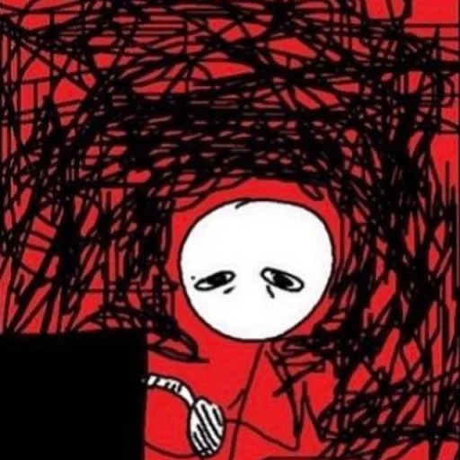 ☹️ Стикер «STICK FIGURE GORE» для Telegram