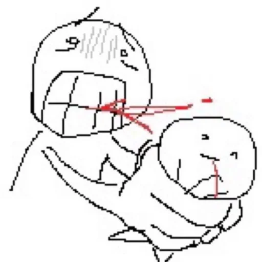 😡 Стикер «STICK FIGURE GORE» для Telegram