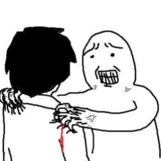 😁 Стикер «STICK FIGURE GORE» для Telegram