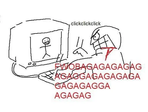 🤬 Стикер «STICK FIGURE GORE» для Telegram