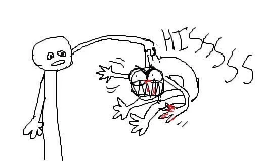 😠 Стикер «STICK FIGURE GORE» для Telegram