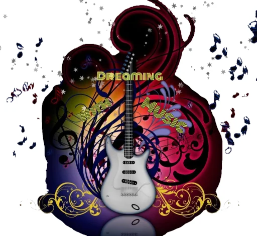 🎸 Стикер «Dreaming With Music» для Telegram