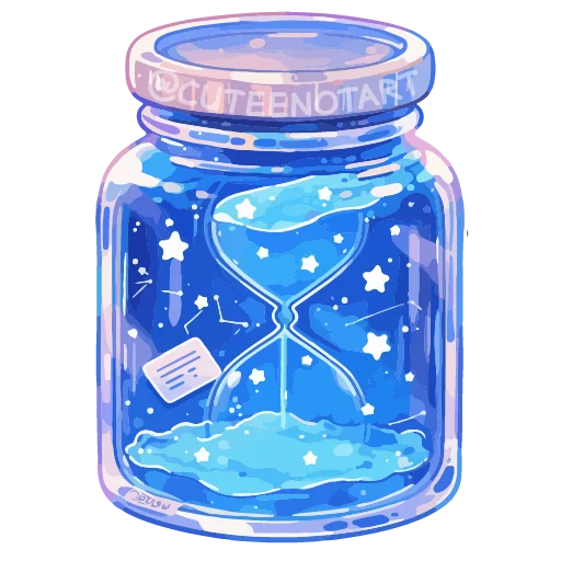 ⌛️ Стикер «dreams in a jar» для Telegram