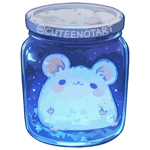 🐹 Стикер «dreams in a jar» для Telegram
