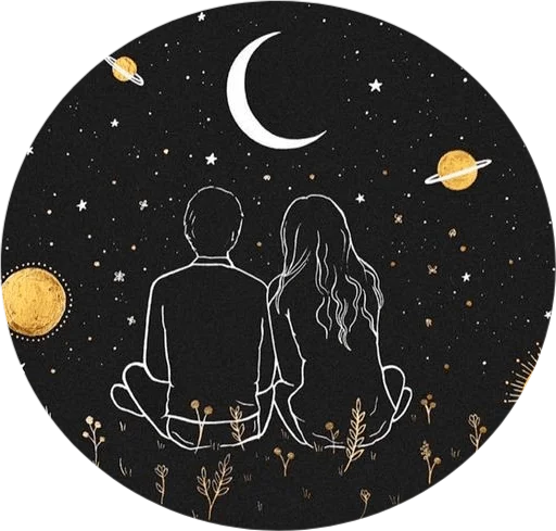 🌚 Стикер «DreamsOnline» для Telegram