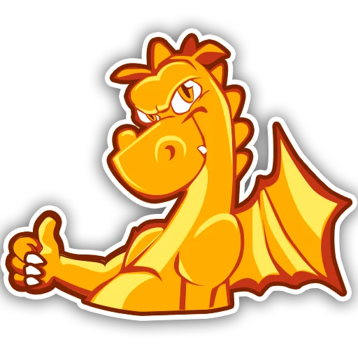 👍 Стикер «Dragons» для Telegram