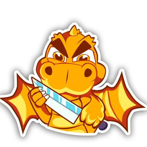 🔪 Стикер «Dragons» для Telegram