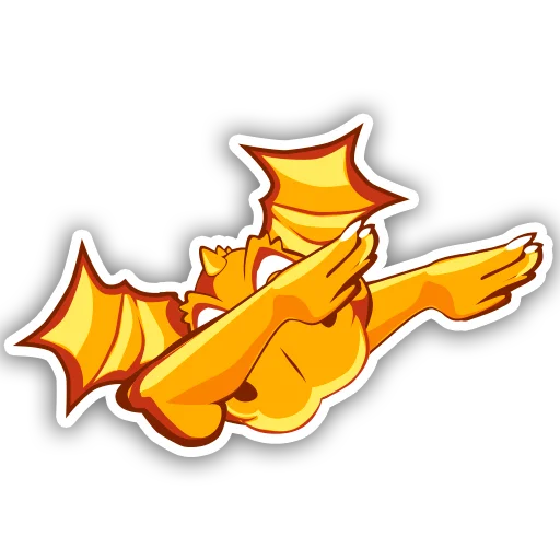 🤲 Стикер «Dragons» для Telegram