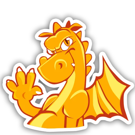 🖐 Стикер «Dragons» для Telegram