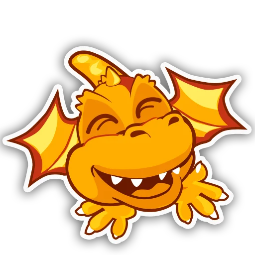 😸 Стикер «Dragons» для Telegram