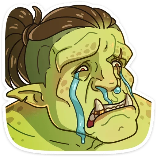 😭 Стикер «Дрын» для Telegram