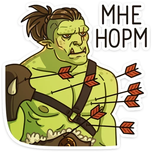 😐 Стикер «Дрын» для Telegram