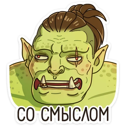 🤔 Стикер «Дрын» для Telegram