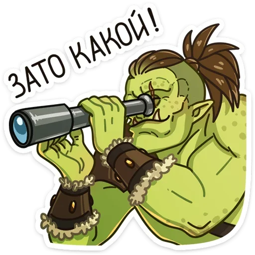 🔍 Стикер «Дрын» для Telegram