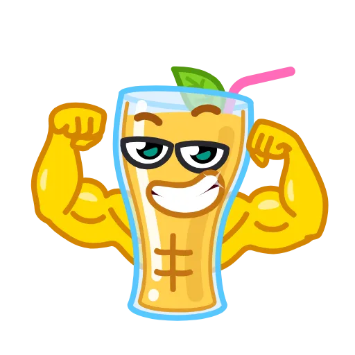 💪 Стикер «Cheers and Beers» для Telegram