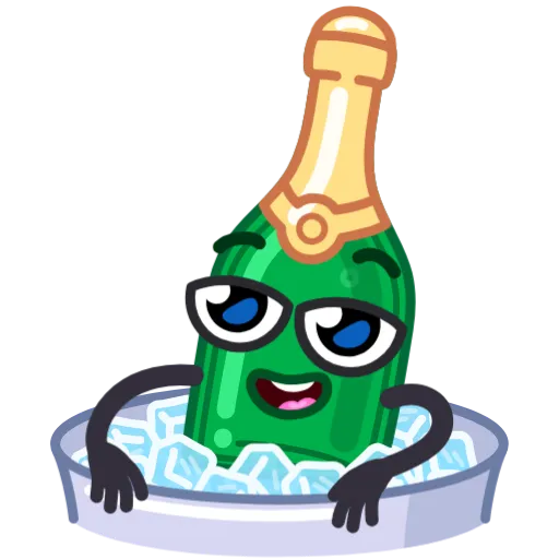 🛀 Стикер «Cheers and Beers» для Telegram