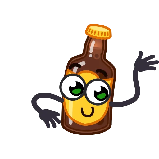 👋 Стикер «Cheers and Beers» для Telegram