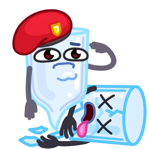 😵 Стикер «Cheers and Beers» для Telegram