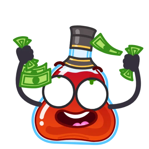 🤑 Стикер «Cheers and Beers» для Telegram
