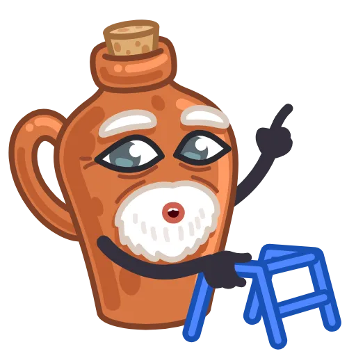 👨‍🦳 Стикер «Cheers and Beers» для Telegram