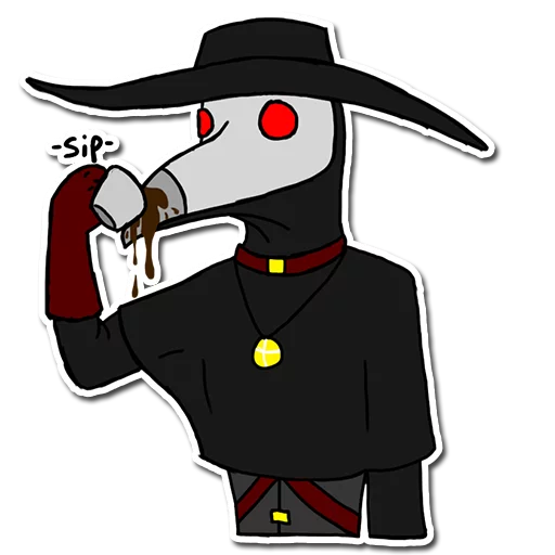☕ Стикер «DrMidnight» для Telegram