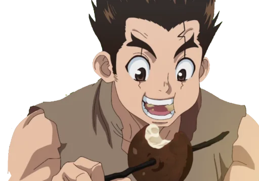 🤤 Стикер «Dr.Stone» для Telegram