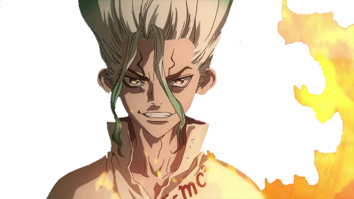 😏 Стикер «Dr.Stone» для Telegram
