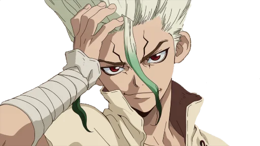 🧠 Стикер «Dr.Stone» для Telegram